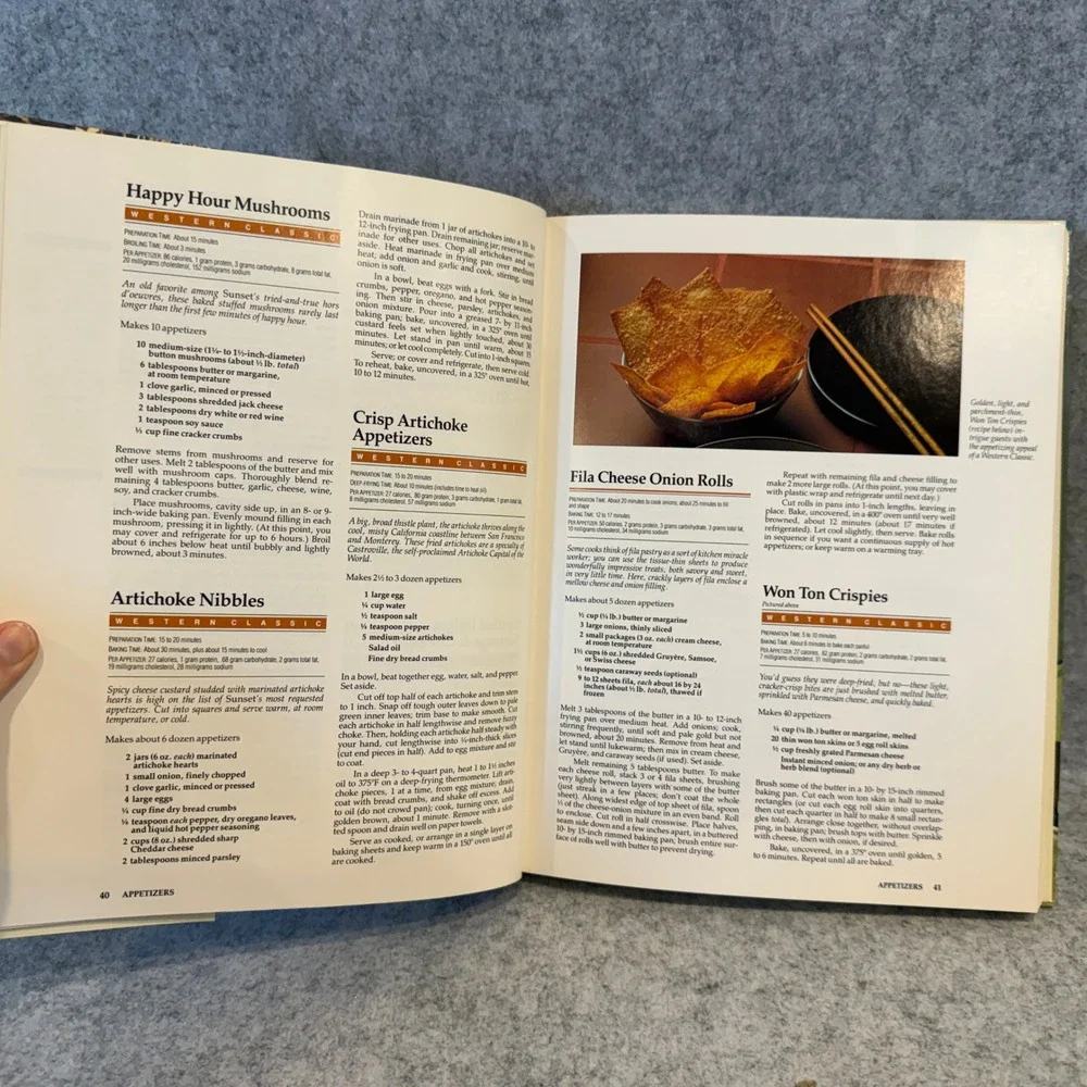The Best of Sunset Cookbook 1987 - Hardcover